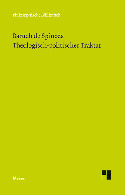 Sämtliche Werke / Theologisch-politischer Traktat