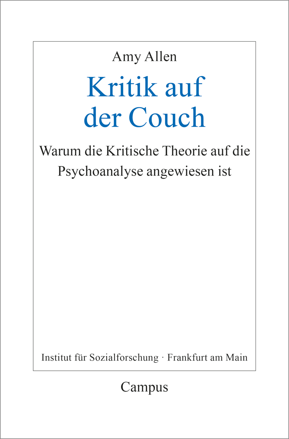 Kritik auf der Couch