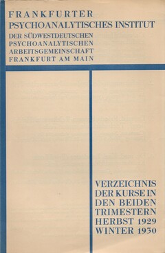 Frankfurter Psychoanalytisches Institut