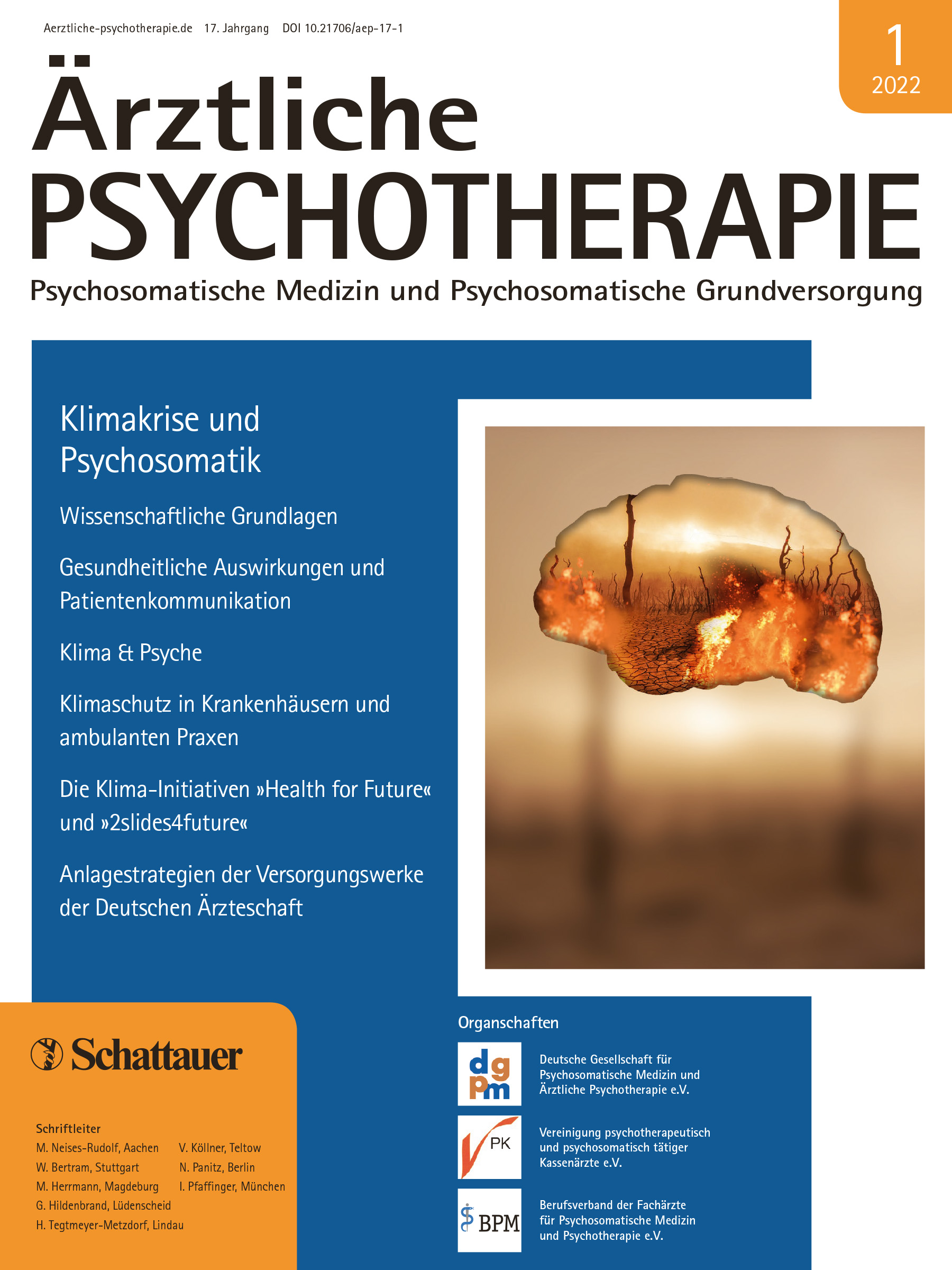 Ärztliche Psychotherapie  Ausgabe 01.2022 