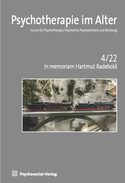 In memoriam Hartmut Radebold - Cover