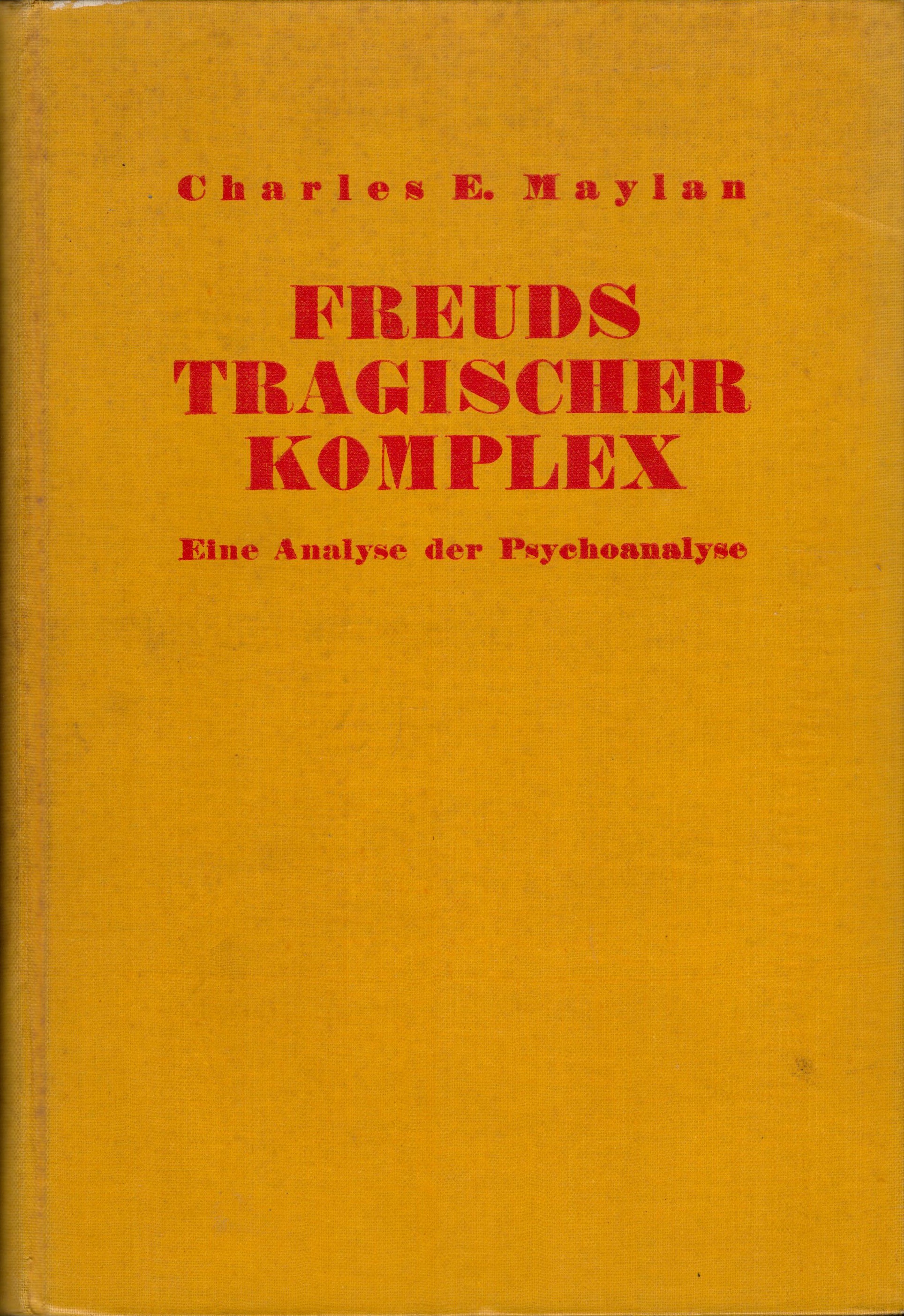 Freuds tragischer Komplex - vorderer Buchdeckel