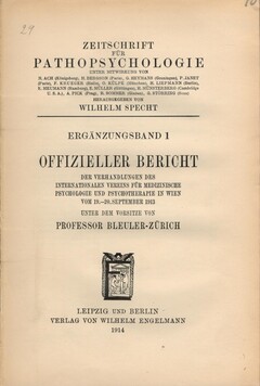 Zeitschrift für Pathopsychologie