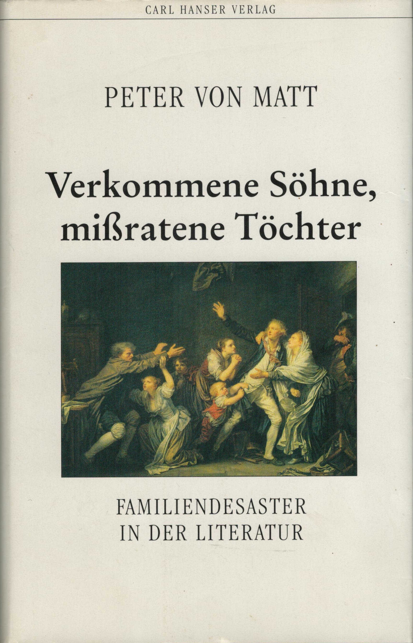 Verkommene Söhne, mißratene Töchter - vorderer Schutzumschlag