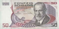 Fünfzig Schilling Banknote ›Sigmund Freud‹ (1856-1939)