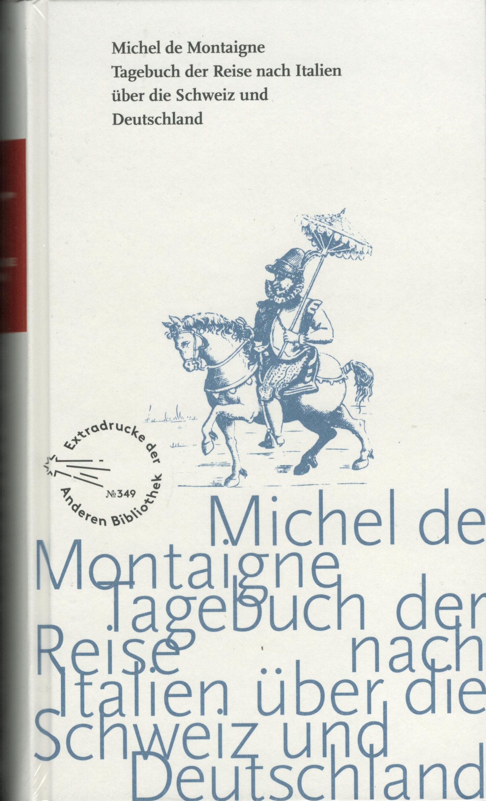 Tagebuch der Reise nach Italien - vorderer Buchdeckel