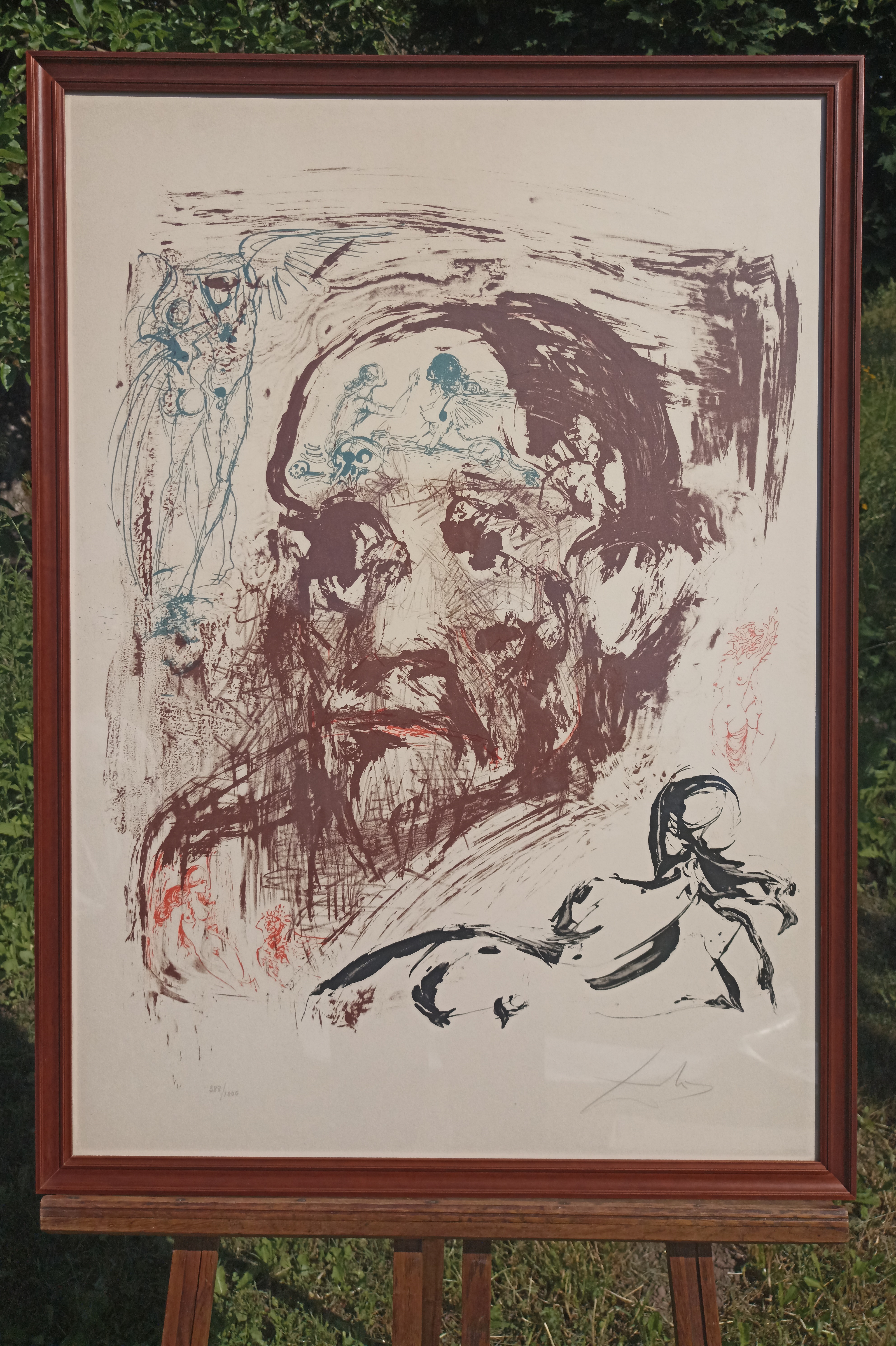 Salvador Dali - Portrait Sigmund Freud, Frontansicht