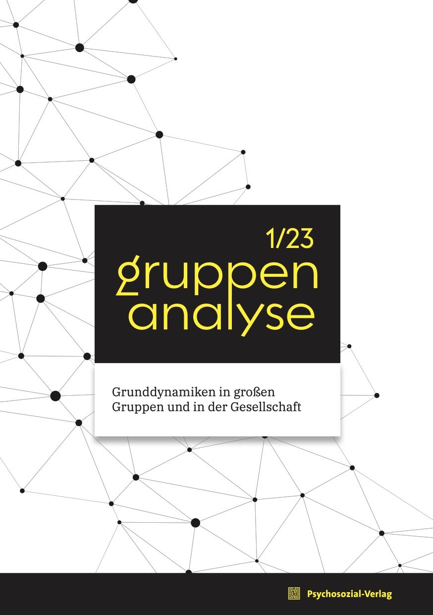 Zeitschrift Gruppenanalyse - Ausgabe 01/23