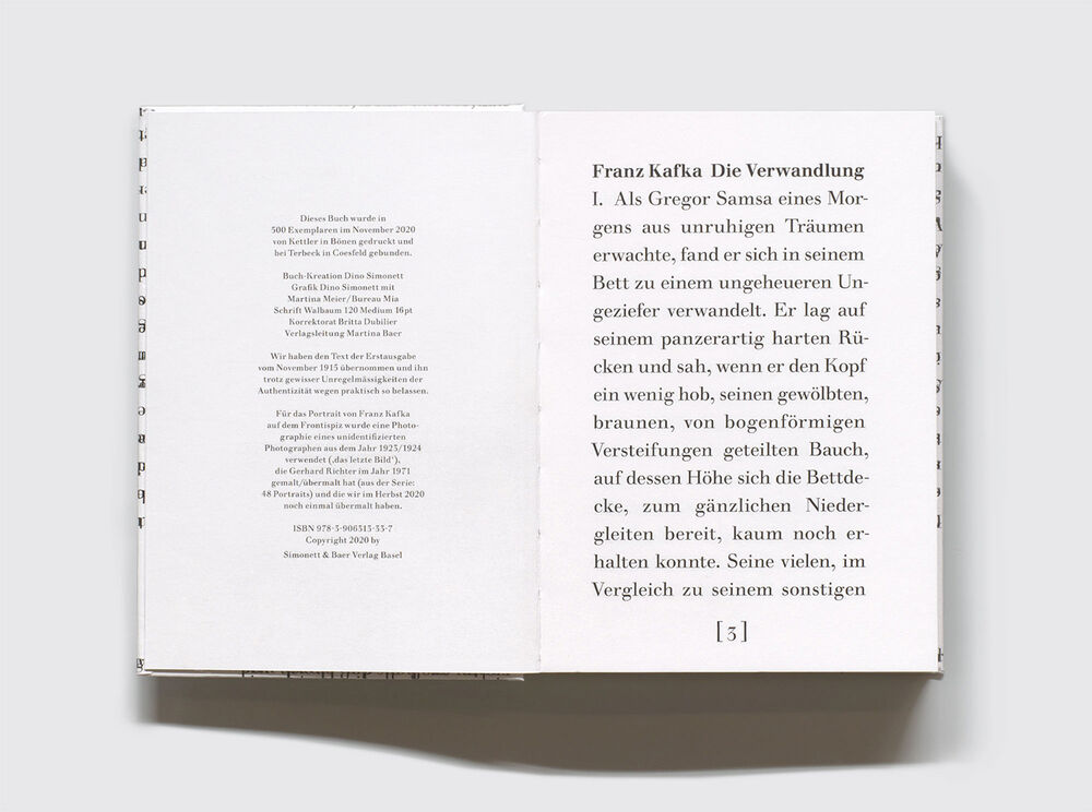 Franz Kafka: Die Verwandlung - Innenansicht Text 1