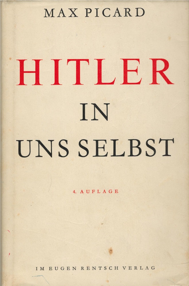 Hitler in uns Selbst - Schutzumschlag - 4. Auflage