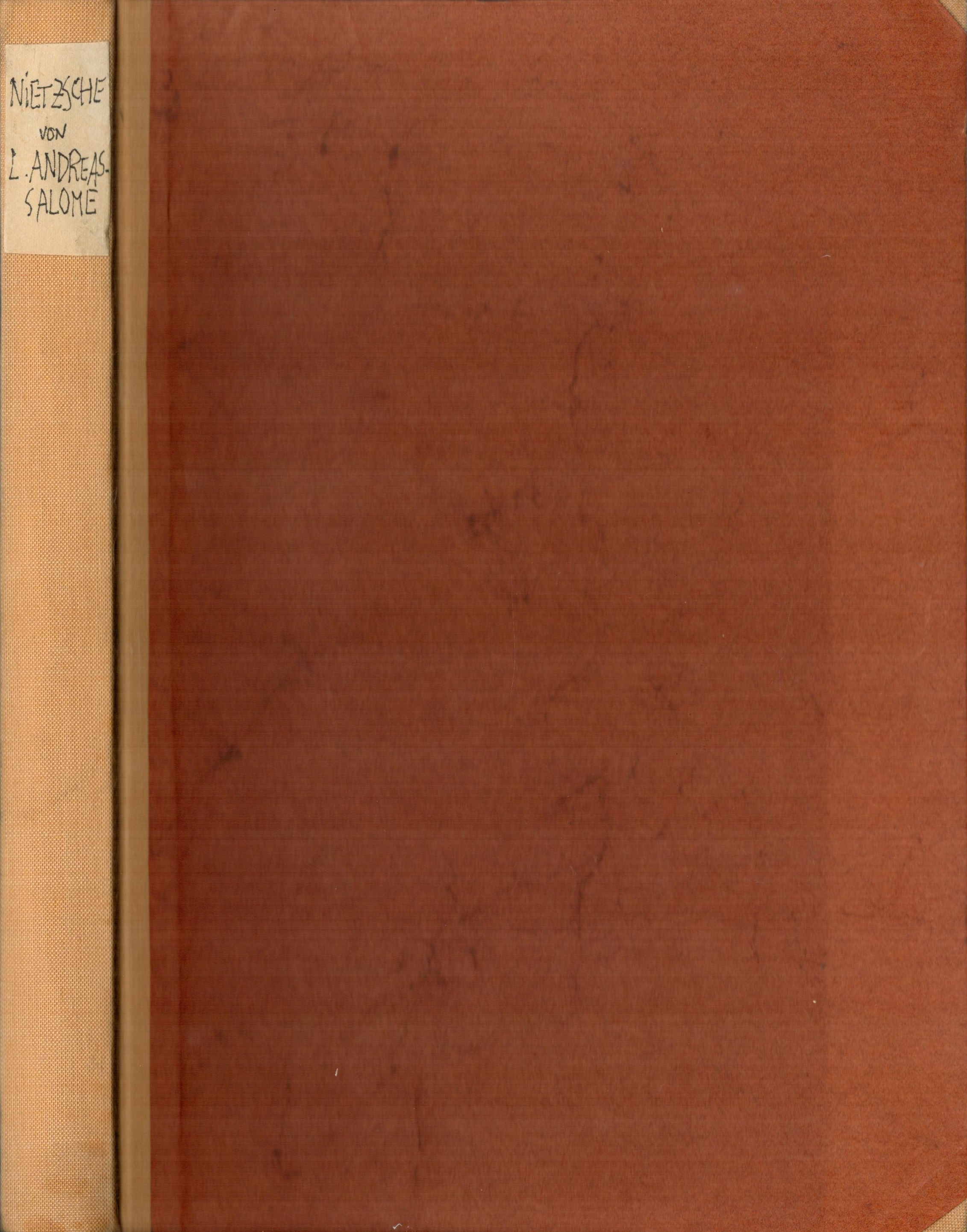 Friedrich Nietzsche in seinen Werken - Buchdeckel