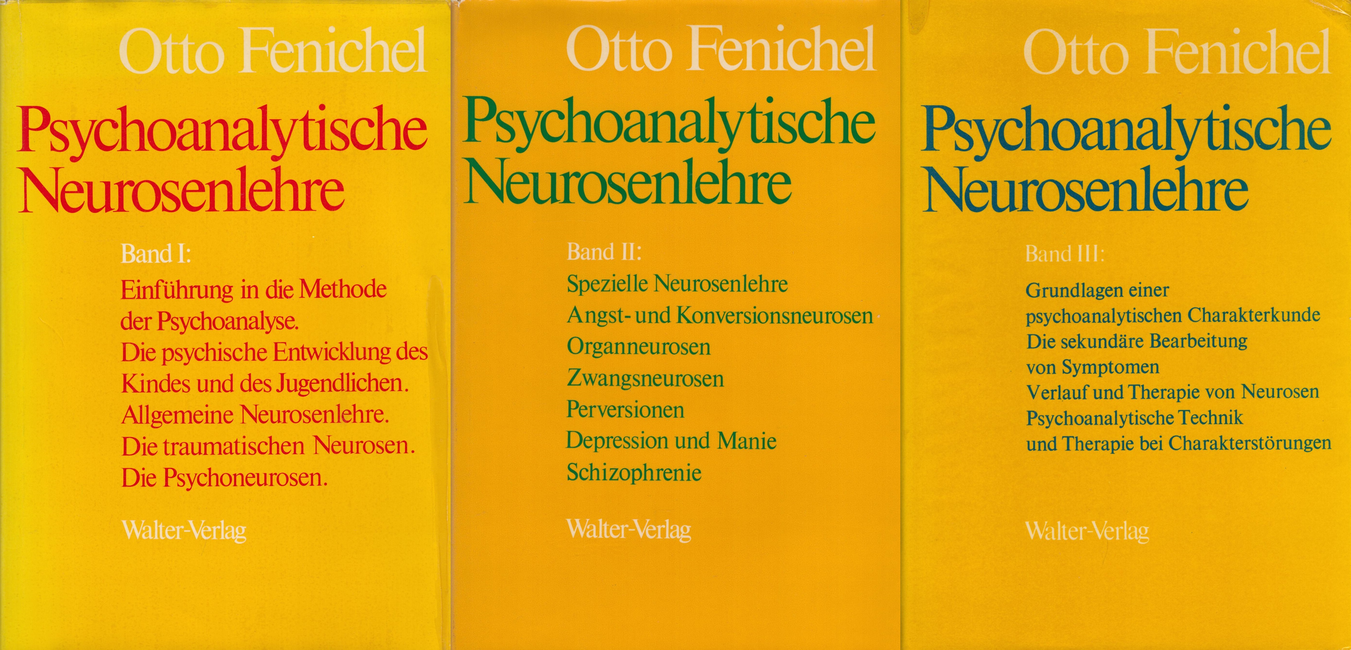 Psychoanalytische Neurosenlehre - Kachel Frontansicht