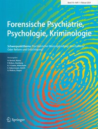 Forensische Psychiatrie, Psychologie, Kriminologie