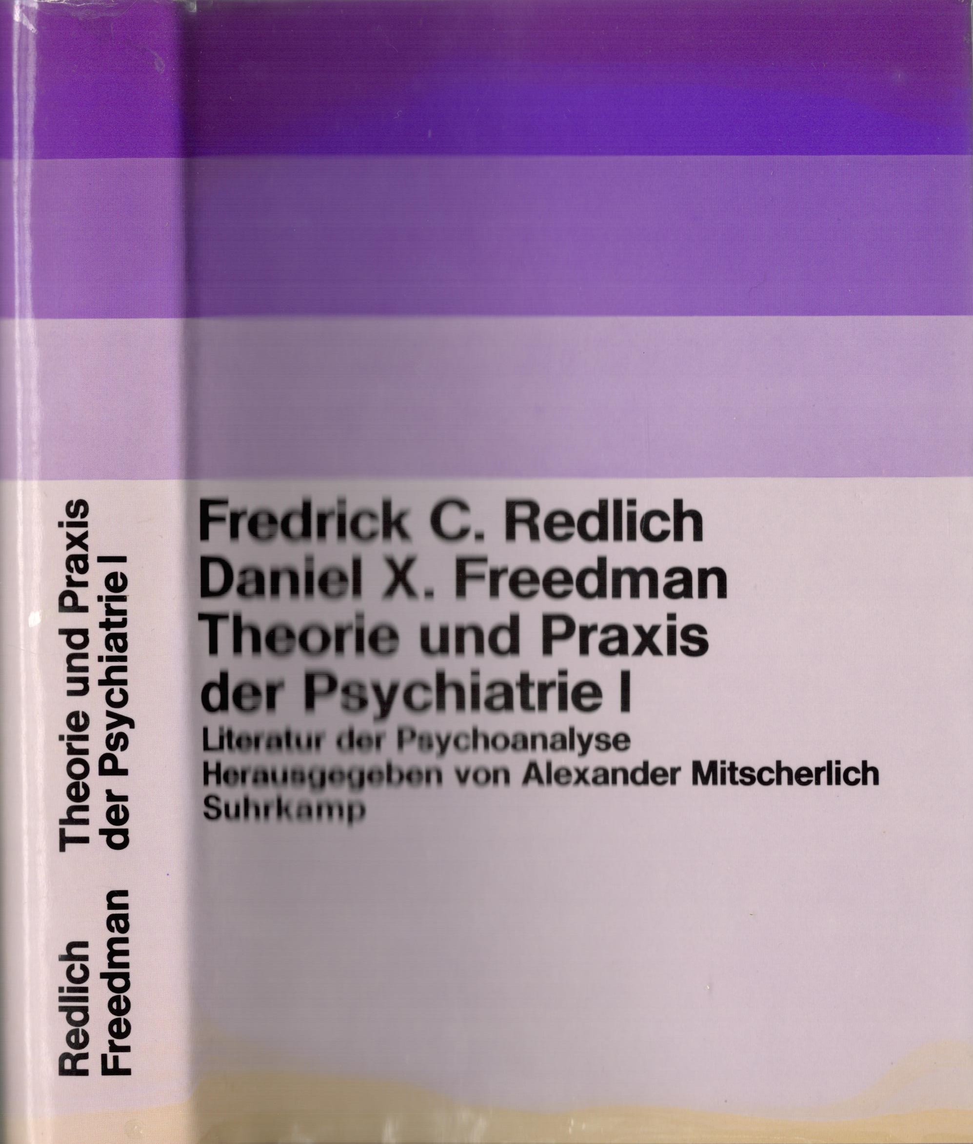 Theorie und Praxis der Psychiatrie I - Schutzumschlag