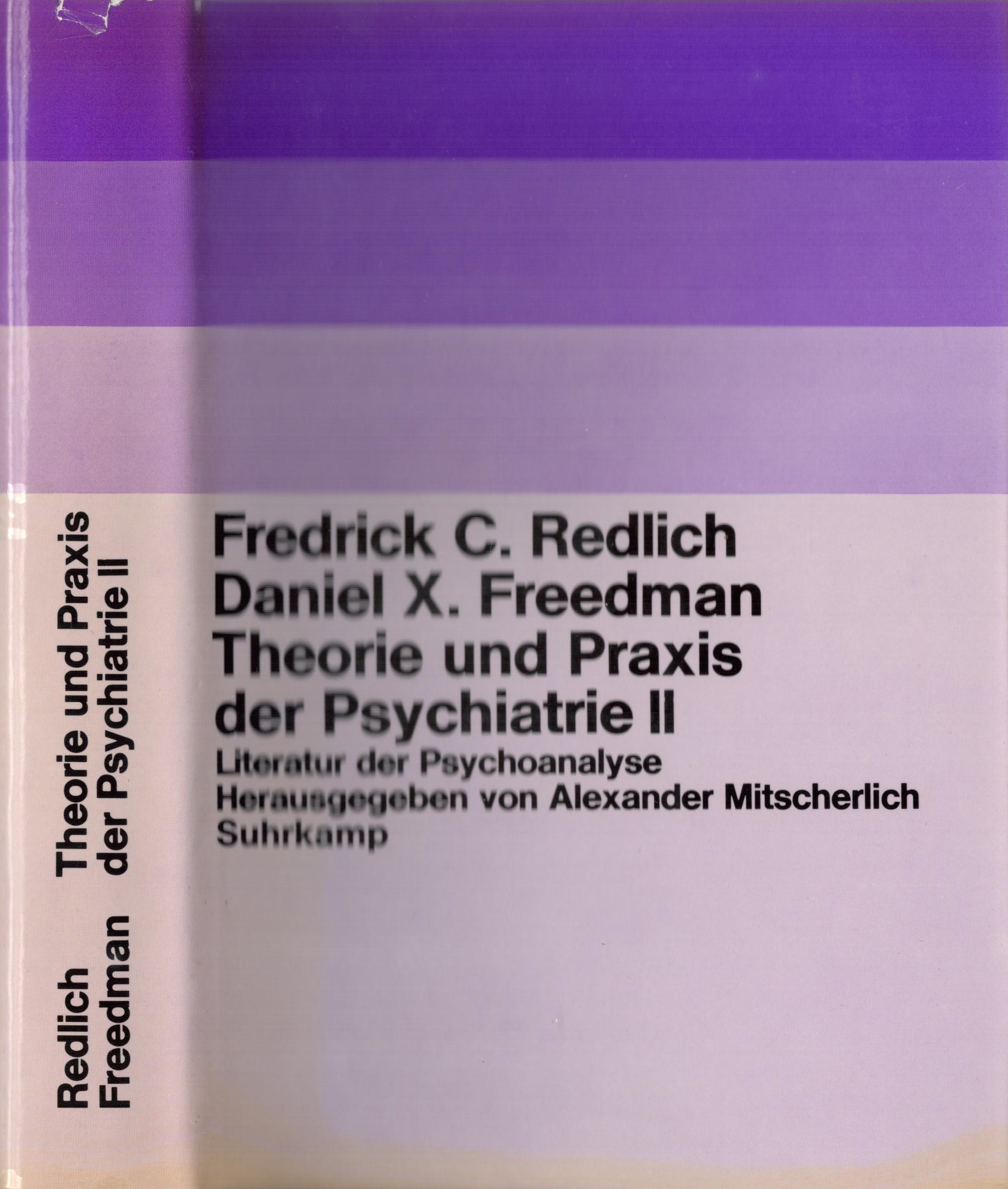 Theorie und Praxis der Psychiatrie II - Schutzumschlag