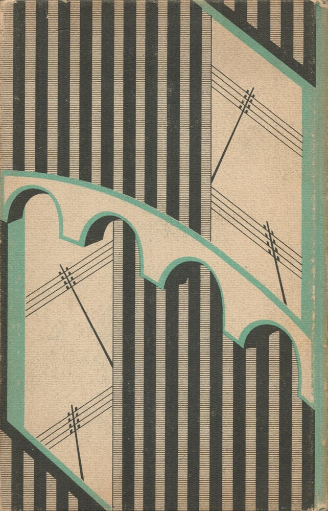 Phantasie-Reiseführer, EA 1925 - Hardcovervariante in der Gestaltung von A. Lesznai, Buchrückseite