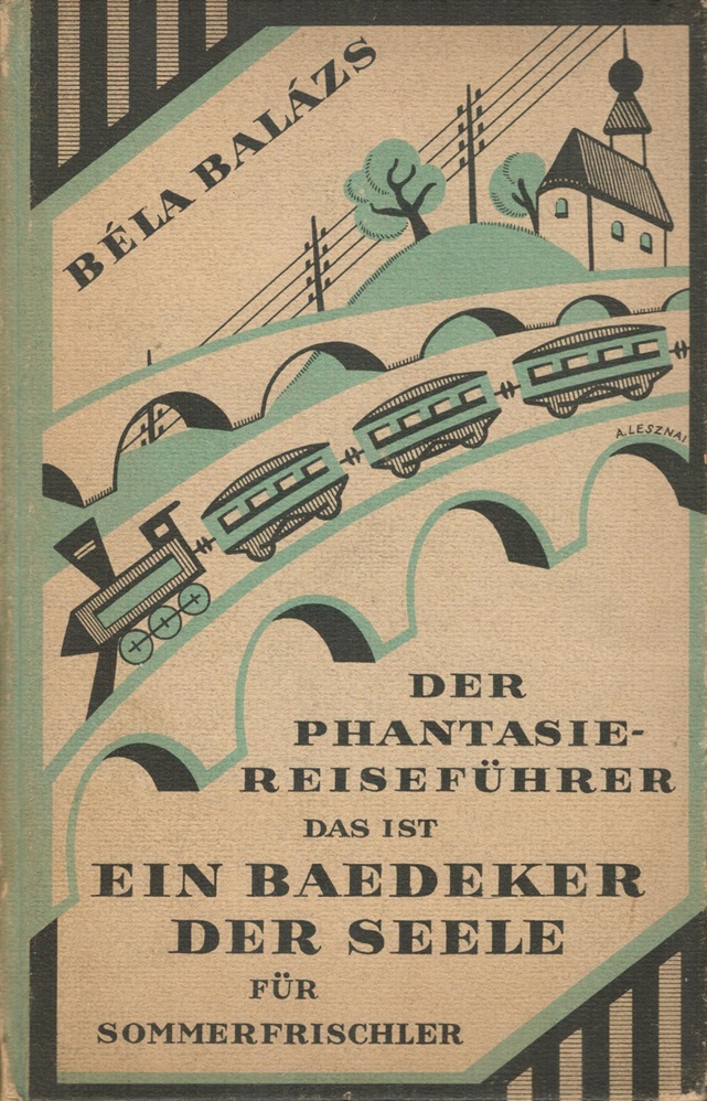 Phantasie-Reiseführer, EA 1925 - Hardcovervariante in der Gestaltung von A. Lesznai, Frontseite