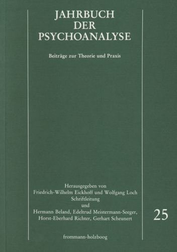 Jahrbuch der Psychoanalyse