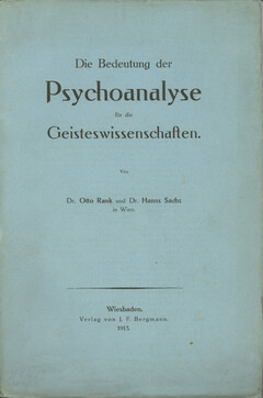 Die Bedeutung der Psychoanalyse für die Geisteswissenschaften