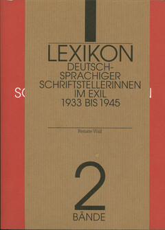 Lexikon deutschsprachiger Schriftstellerinnen im Exil 1933-1945