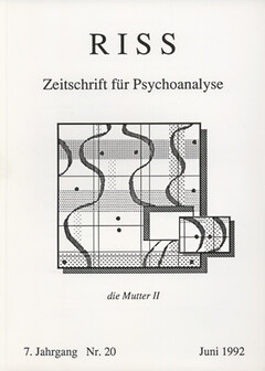 RISS - Zeitschrift für Psychoanalyse